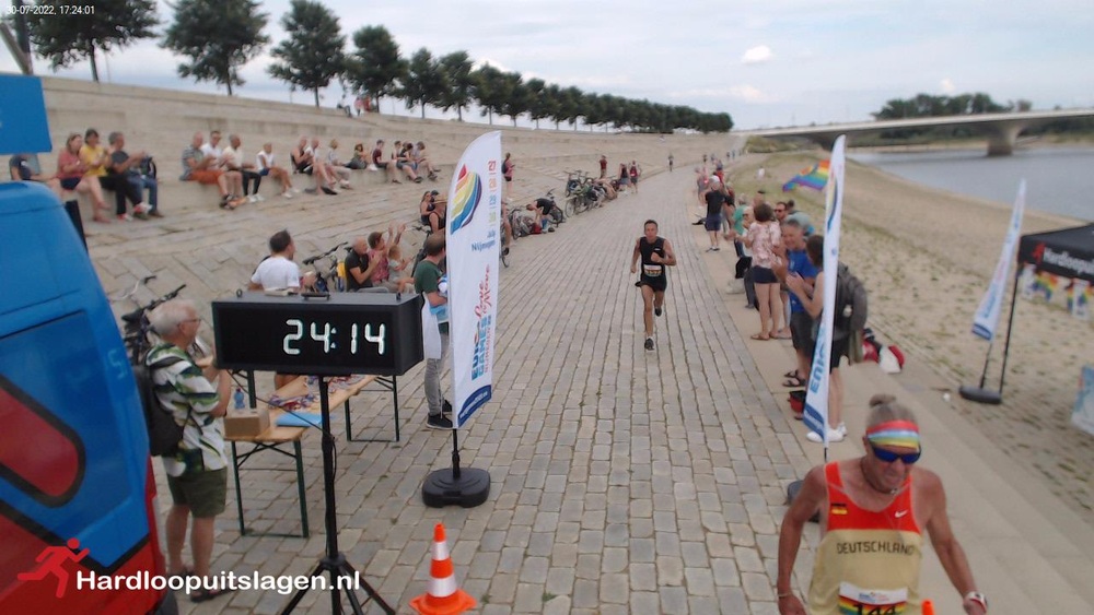 5 km Ziel 5 km Ziel