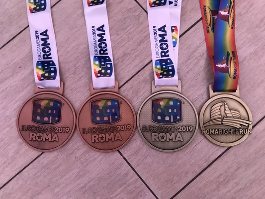 Roma 2019 Medaillen Roma 2019 Medaillen