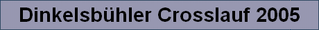Dinkelsb�hler Crosslauf 2005